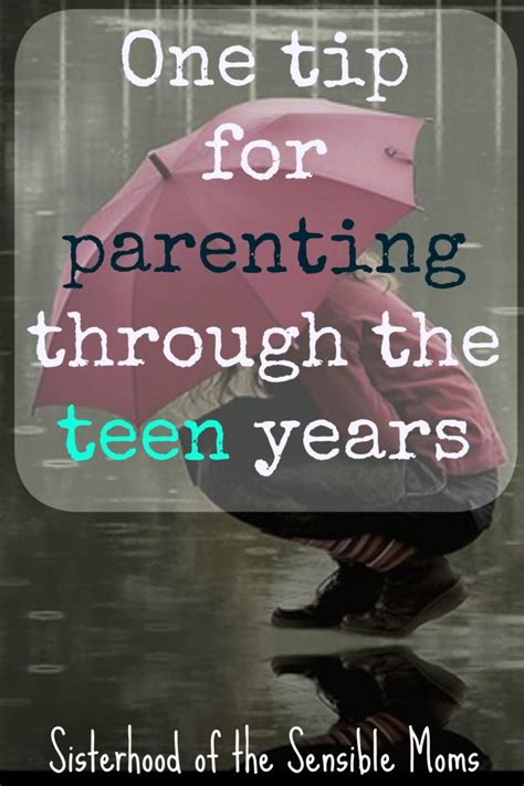 Parenting through the teenage years